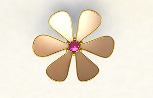 diamond flower 3D