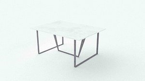 Simple Modern Table 3D model