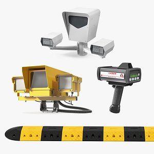 3D Traffic Speed Control Tools Collection