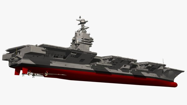 3D model USS Gerald Ford CVN78 - TurboSquid 1884216