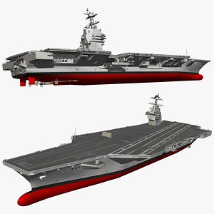 3D model USS Gerald Ford CVN78
