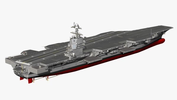 3D model USS Gerald Ford CVN78 - TurboSquid 1884216