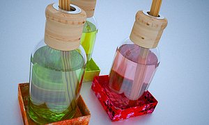 grom reed diffuser 4fl 3d model