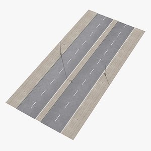 highway road street lamps model