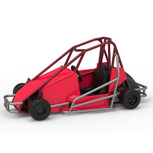 Quarter Midget Scale 1 to 16 3D model