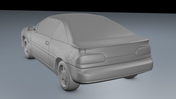 Nissan NX 1990 3D model