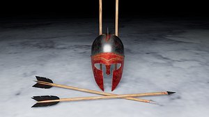 spartan helmet 3D model