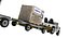 Airport Tug 660 and Baggage Truck Trolley Collection