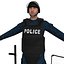 RIOT Police 4 LOD1 Rigged