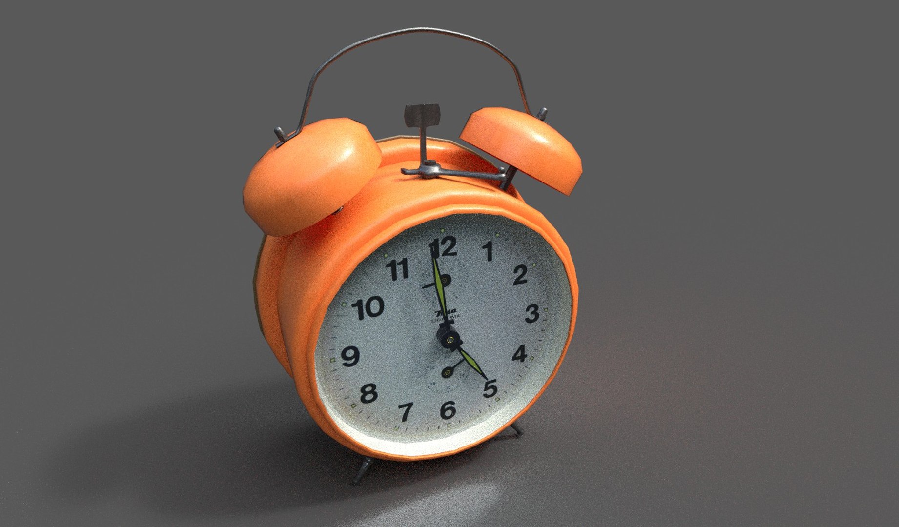 Vintage Alarm Clock 3D Model - TurboSquid 1256304