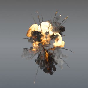 Aerial Explosion Trails 02 - vdb