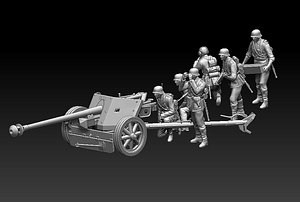 german artillery 3D model