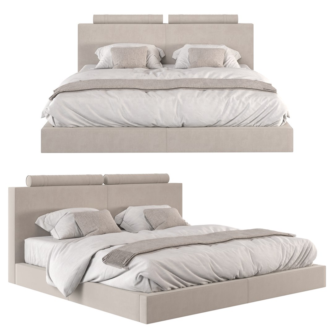 3D Bed Rugiano Rubik Model - TurboSquid 2065003