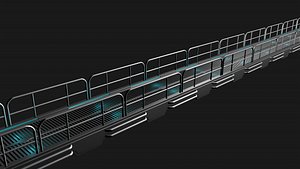 Metal Bridge 3D model