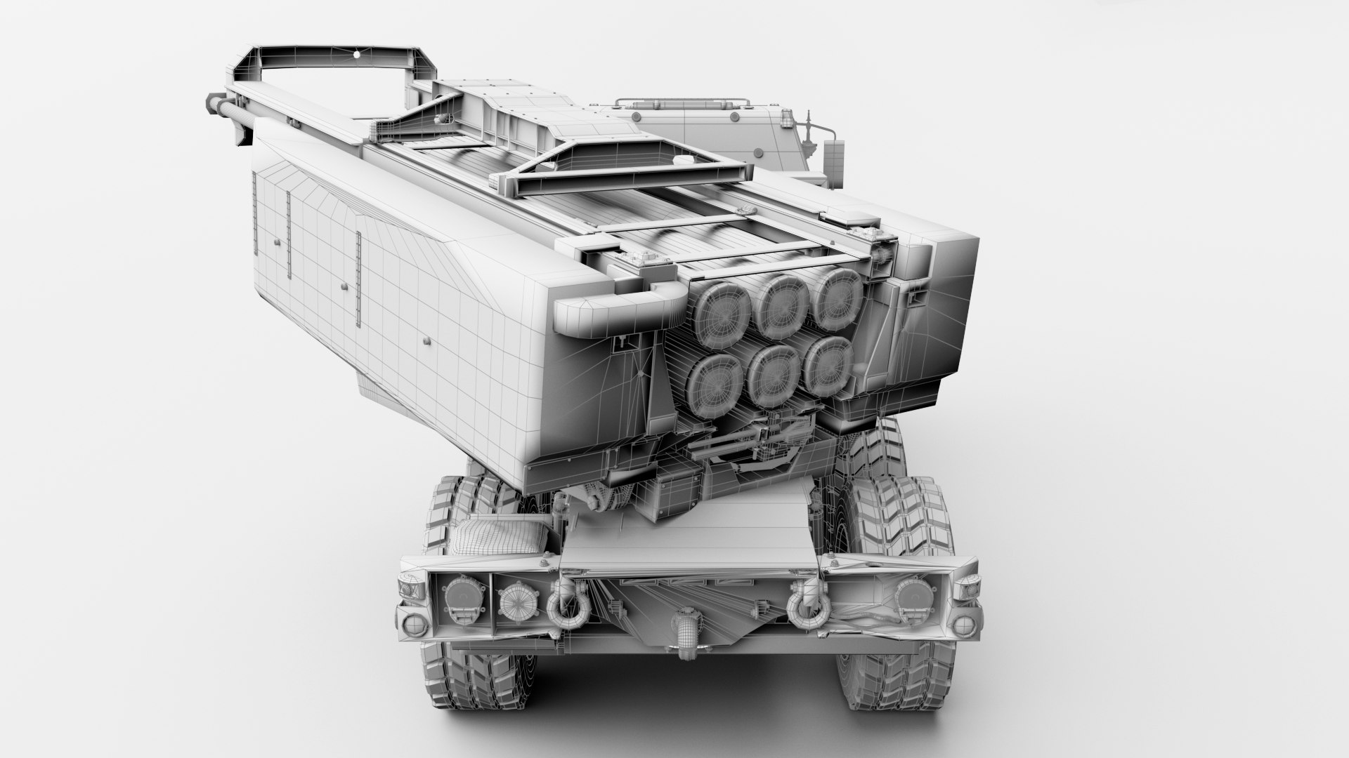 3D M142 HIMARS Multiple Rocket Launcher model https://p.turbosquid.com/ts-thumb/gl/cL9bzt/Da/himars_wireframe08/png/1711225449/1920x1080/fit_q87/77ee7ed76c9d1834a6889b0ddcb97bce34c660d8/himars_wireframe08.jpg