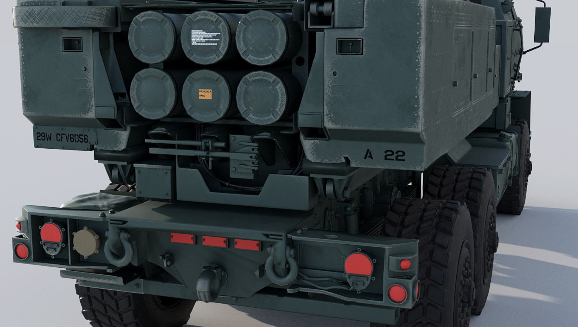 3D M142 HIMARS Multiple Rocket Launcher model https://p.turbosquid.com/ts-thumb/gl/cL9bzt/Tm/h1snapshot13/png/1711230617/1920x1080/fit_q87/0a380b3f283a848580715f2106c457f1a98bc7b5/h1snapshot13.jpg