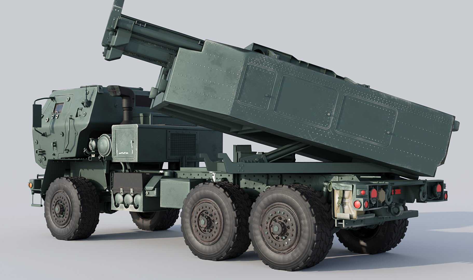 3D M142 HIMARS Multiple Rocket Launcher model https://p.turbosquid.com/ts-thumb/gl/cL9bzt/vz/h1snapshotr30/png/1711230625/1920x1080/fit_q87/c7115e9551513d2dcdabad8e7dd639102fce83f4/h1snapshotr30.jpg