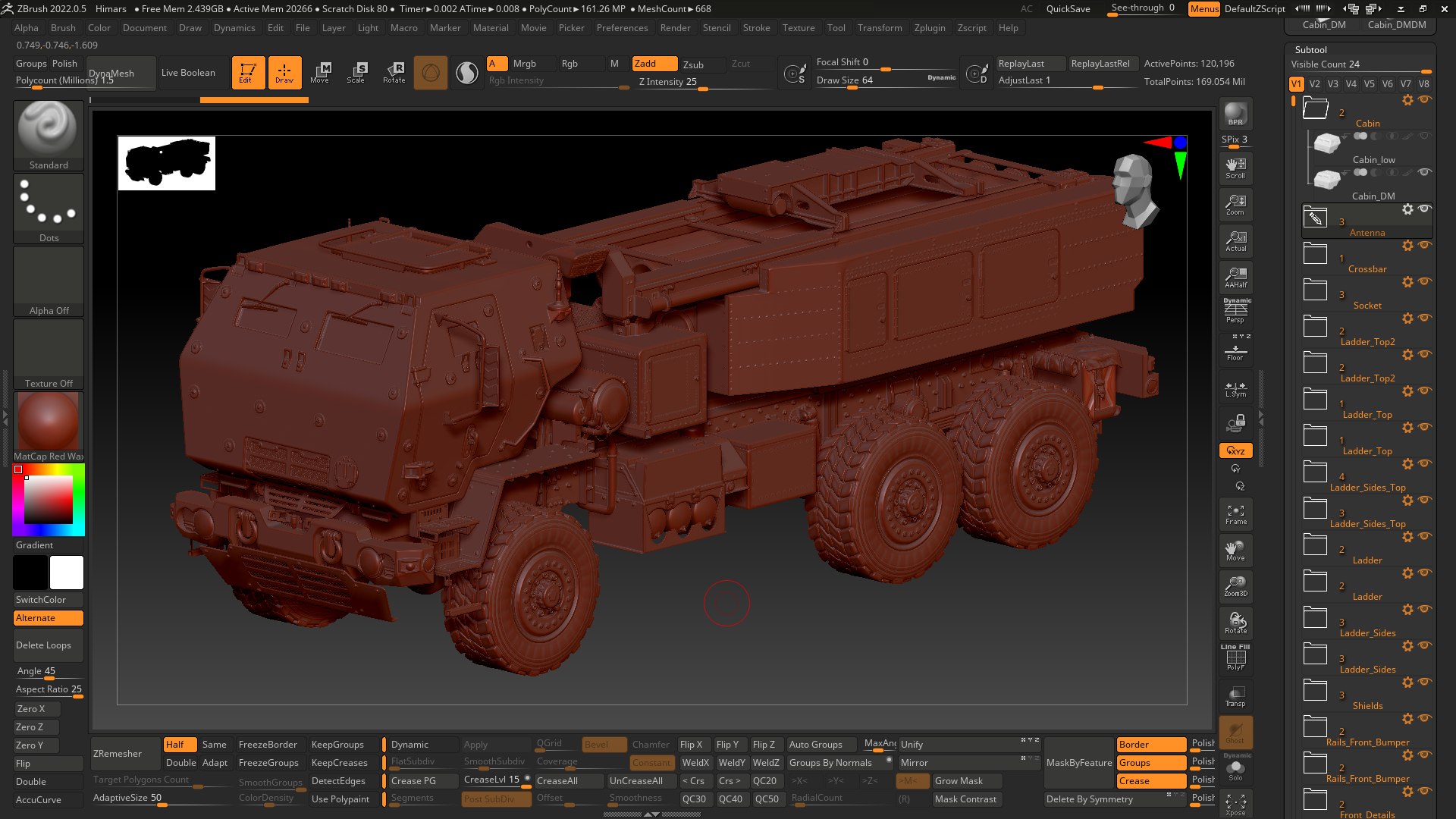 3D M142 HIMARS Multiple Rocket Launcher model https://p.turbosquid.com/ts-thumb/gl/cL9bzt/zf/zbrush/png/1711228821/1920x1080/fit_q87/49d249dce2c9beca4bc30555bf163f87e32a4fa4/zbrush.jpg
