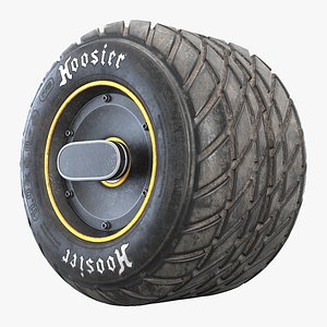 Dirty Hoosier Tire - OneWheel 3D
