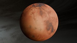 Photorealistic Mars 3D Model 3D model