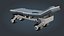 Barella ospedaliera - Low Poly - Gioco pronto - PBR