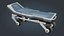 Barella ospedaliera - Low Poly - Gioco pronto - PBR