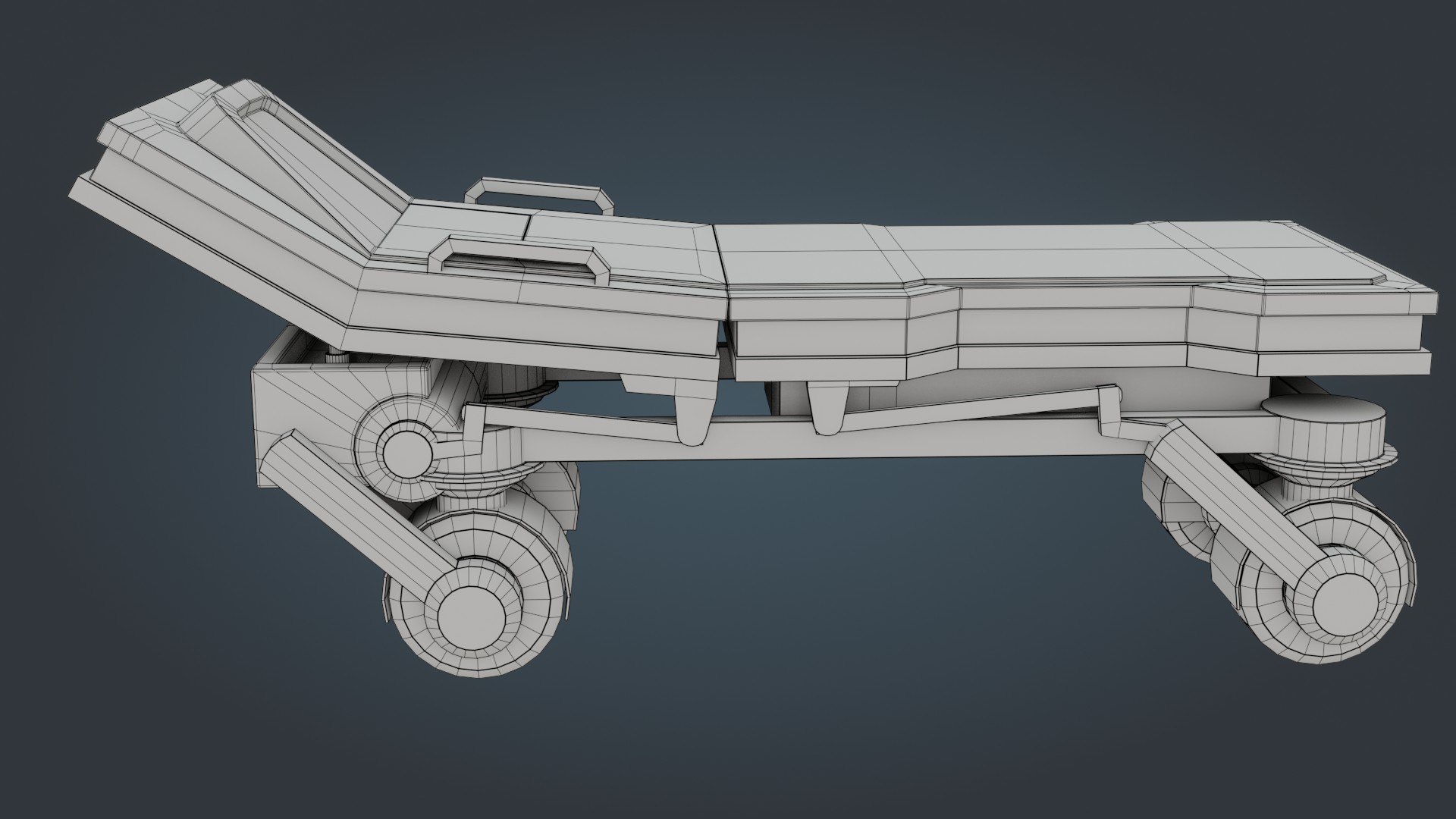 Hospital Stretcher - Low Poly - Game Ready - PBR 3D https://p.turbosquid.com/ts-thumb/gl/mrvyGd/TN/wire_0010/jpg/1690624941/1920x1080/fit_q87/608ad4257deace28a24ea1187a8ee1d1153e4522/wire_0010.jpg