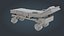 Barella ospedaliera - Low Poly - Gioco pronto - PBR