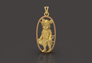Gopal Pendant - 0094 3D model