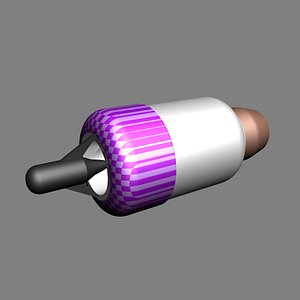 3d model rc jet engine