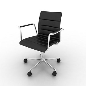lina soft swivel chair 3d model