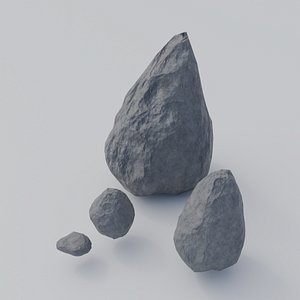 3D model for realistic rocks collection