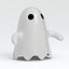 Little Cartoon Ghost White model