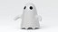 Little Cartoon Ghost White model
