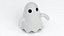 Little Cartoon Ghost White model