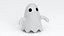 Little Cartoon Ghost White model