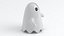 Little Cartoon Ghost White model