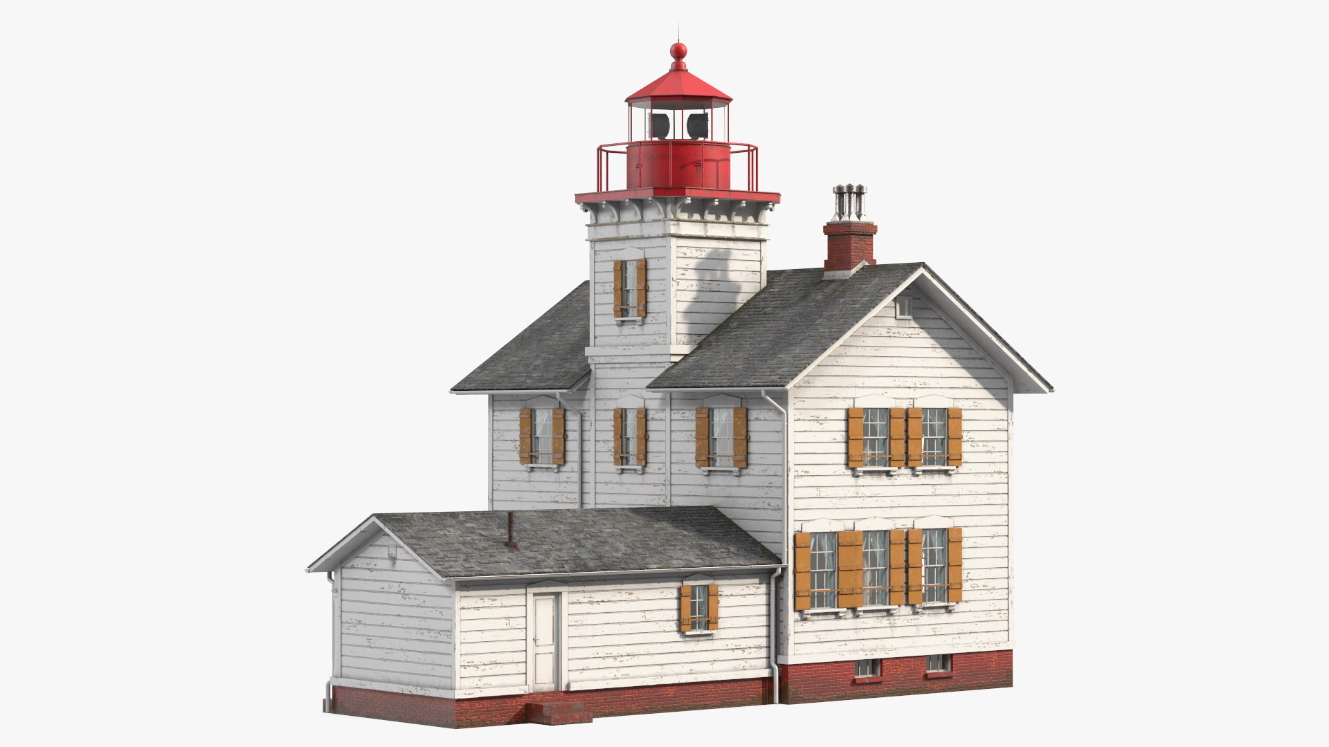 Yaquina Bay Light 3D model preview