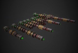 3D Modular Spaceship Four