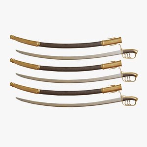 3D Cavalry Saber model