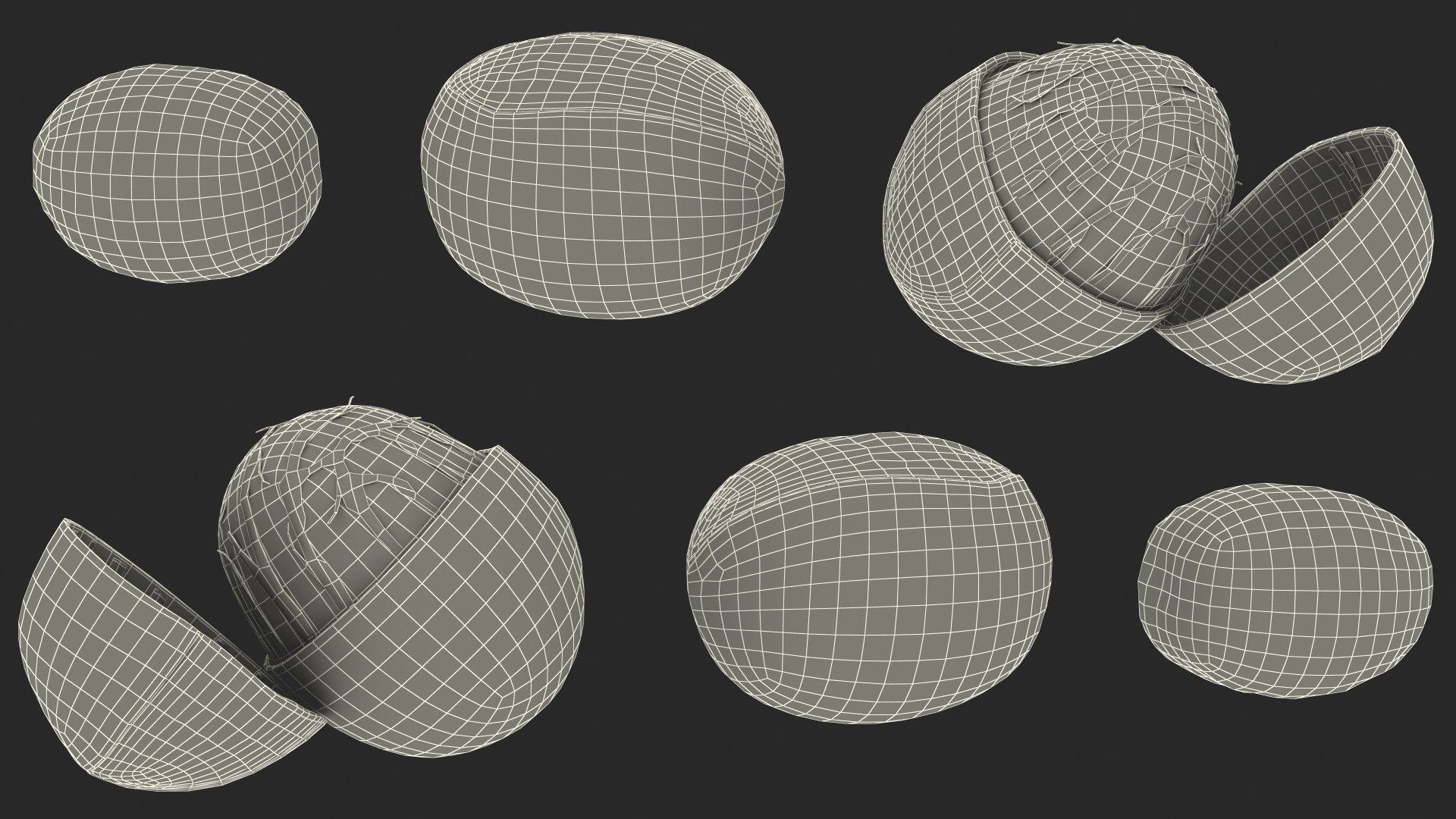 3D Opened Nuts Collection https://p.turbosquid.com/ts-thumb/gm/CyWuJj/0E/openednutscollectionmb3dmodel042/jpg/1625234302/1920x1080/fit_q87/77a85e194212465024c4ca130705fdf2ec627e43/openednutscollectionmb3dmodel042.jpg