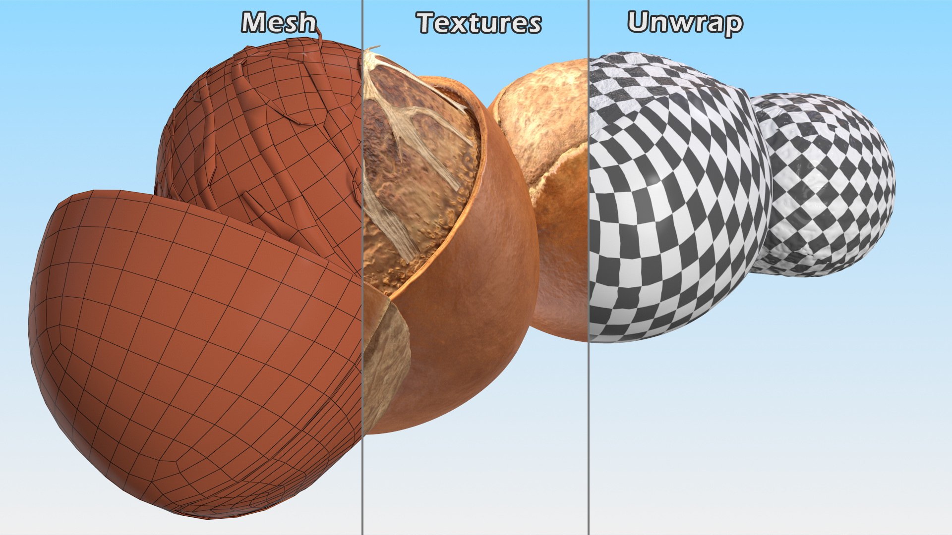 3D Opened Nuts Collection https://p.turbosquid.com/ts-thumb/gm/CyWuJj/og/openednutscollectionmb3dmodel013/jpg/1625234236/1920x1080/fit_q87/c9dca60110a14f52124854c7aca36db8cddb6919/openednutscollectionmb3dmodel013.jpg