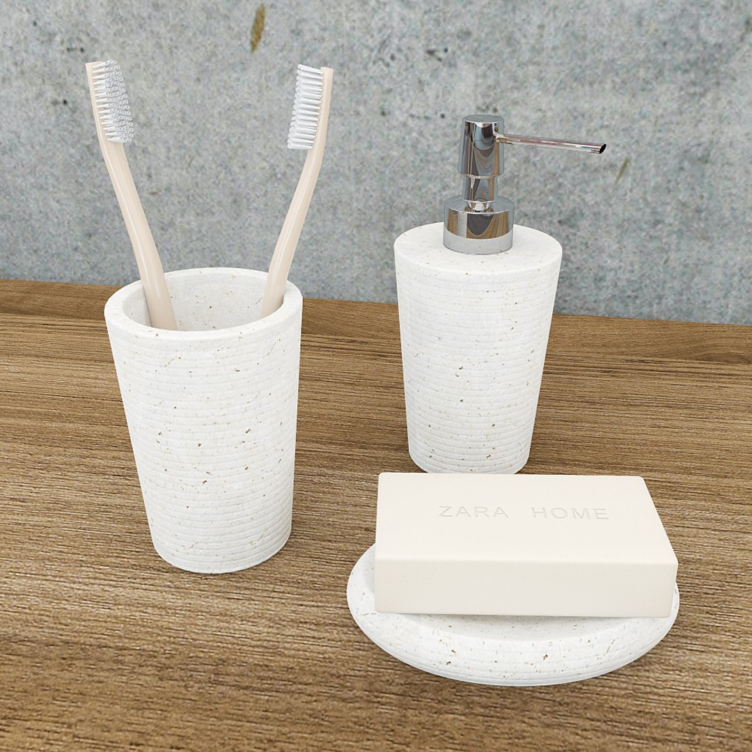 3d Bathroom Accessories Zara Home