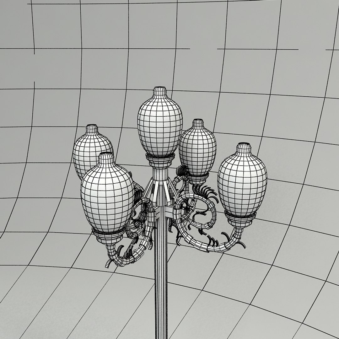 3d Street Light Streetlights Model
