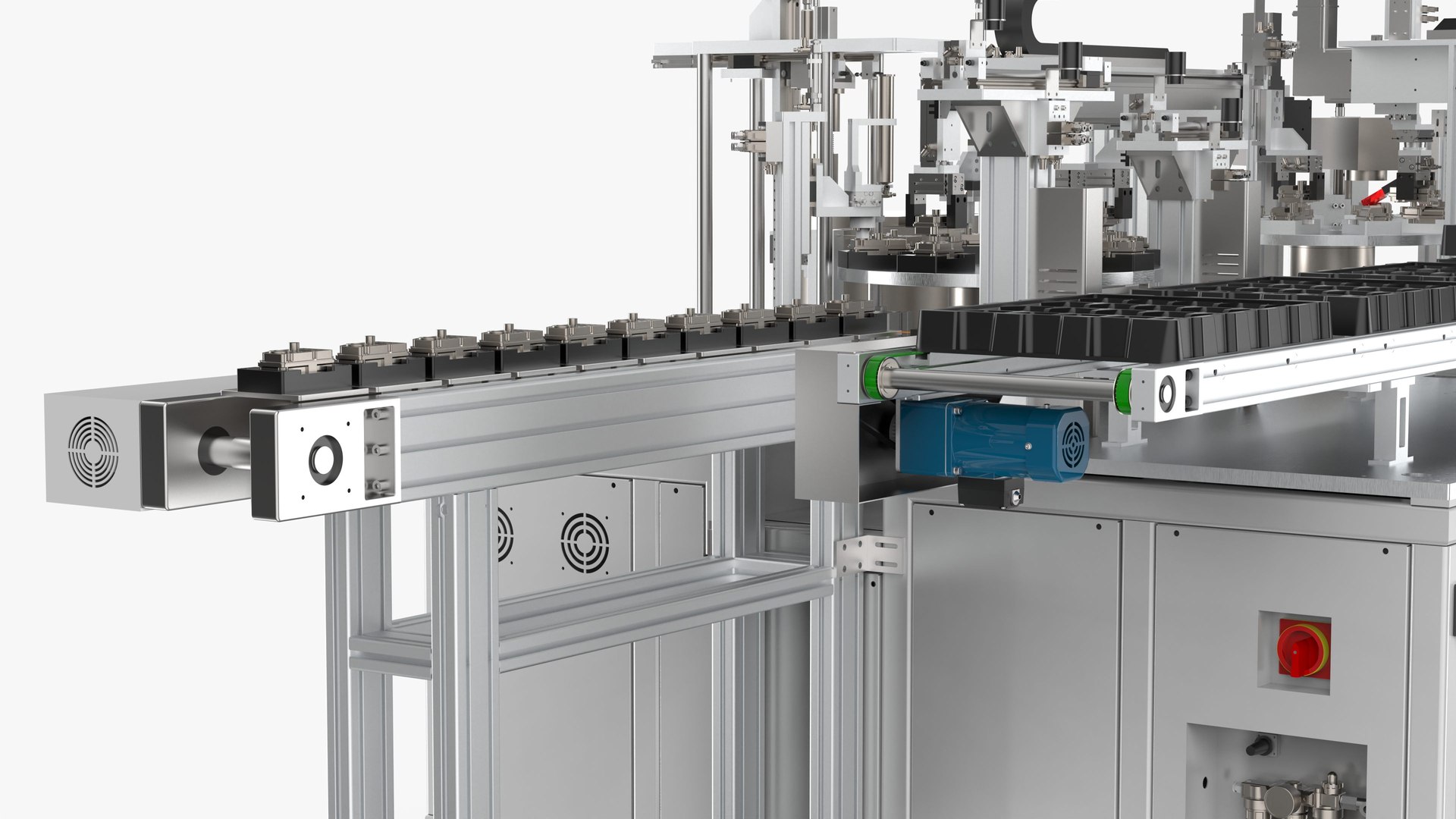 Automatic Gearbox And Fan Assembly Machine 3D Model - TurboSquid 2311131