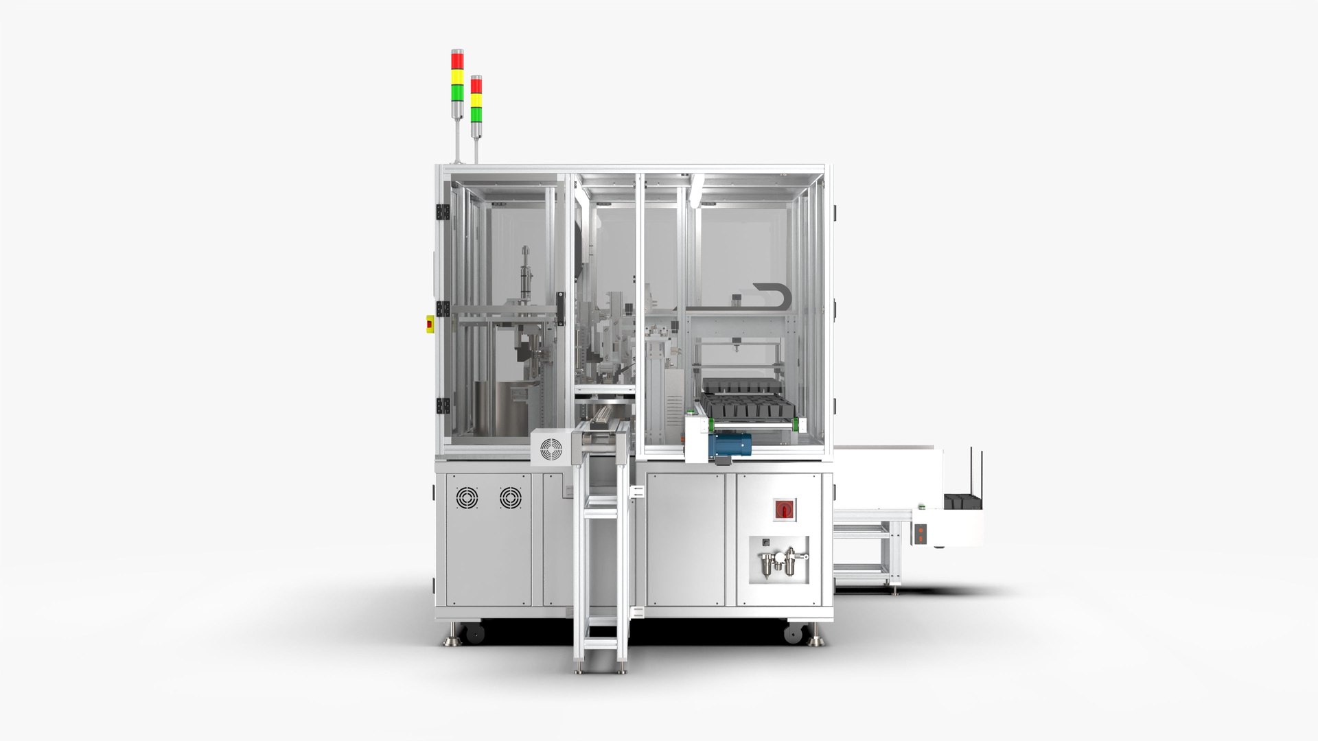 Automatic Gearbox And Fan Assembly Machine 3D Model - TurboSquid 2311131
