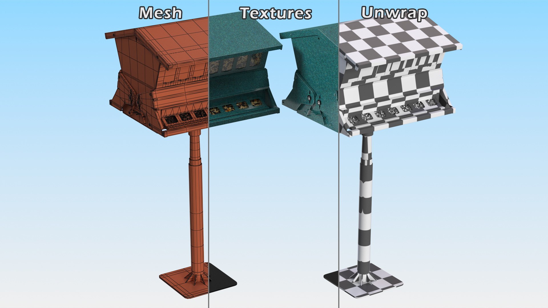 3D Bird Feeders Collection 2 model https://p.turbosquid.com/ts-thumb/gm/N7ypxr/eJ/bird_feeders_collection_2_018/jpg/1742220743/1920x1080/fit_q87/96161056f9ecfd5abbc76aa16a08686c104fda96/bird_feeders_collection_2_018.jpg