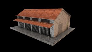 low poly garage