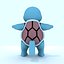 Low Poly Squirtle Pokémon