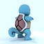 Low Poly Squirtle Pokémon